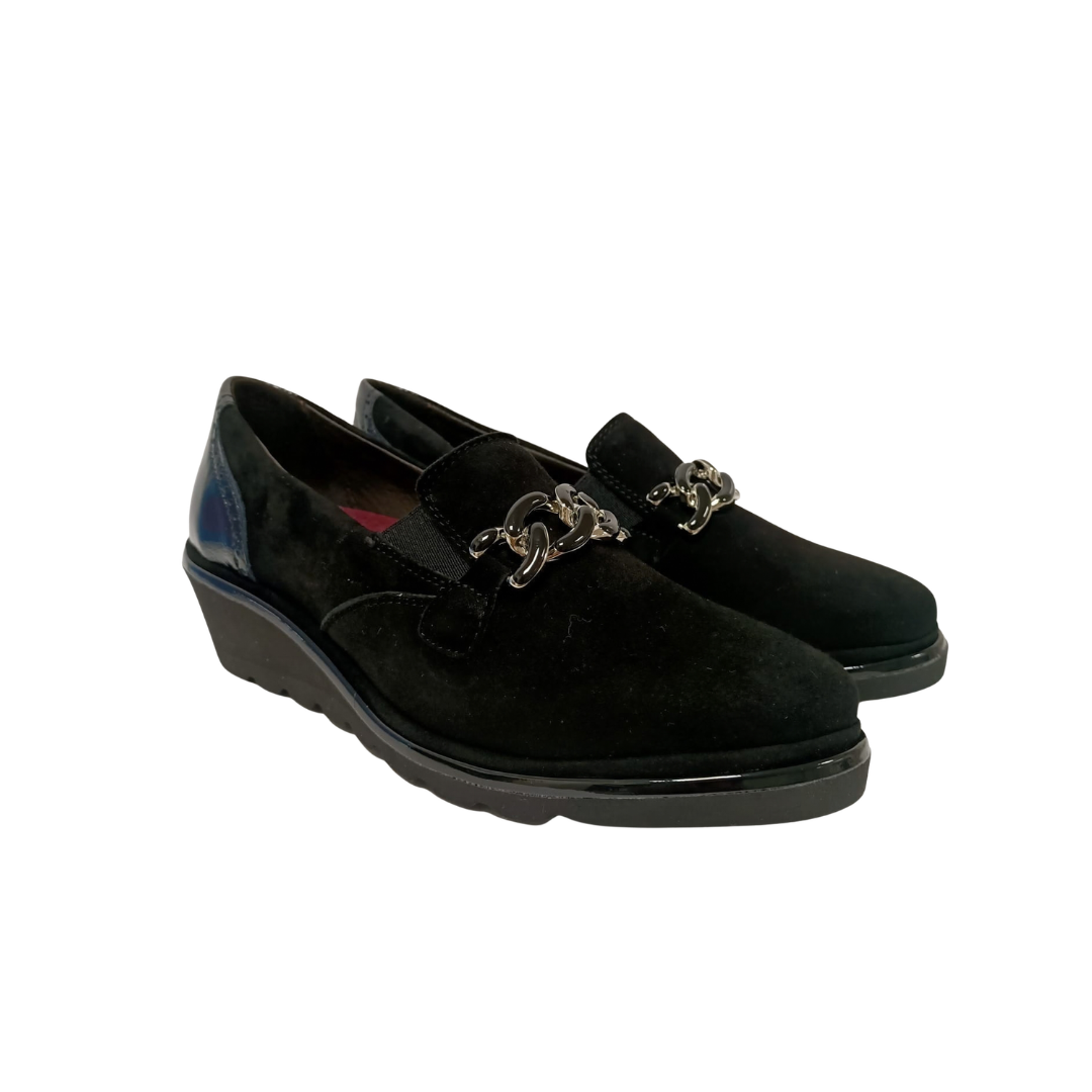 Slip-On Nero in Pelle Scamosciata ZIVIANI