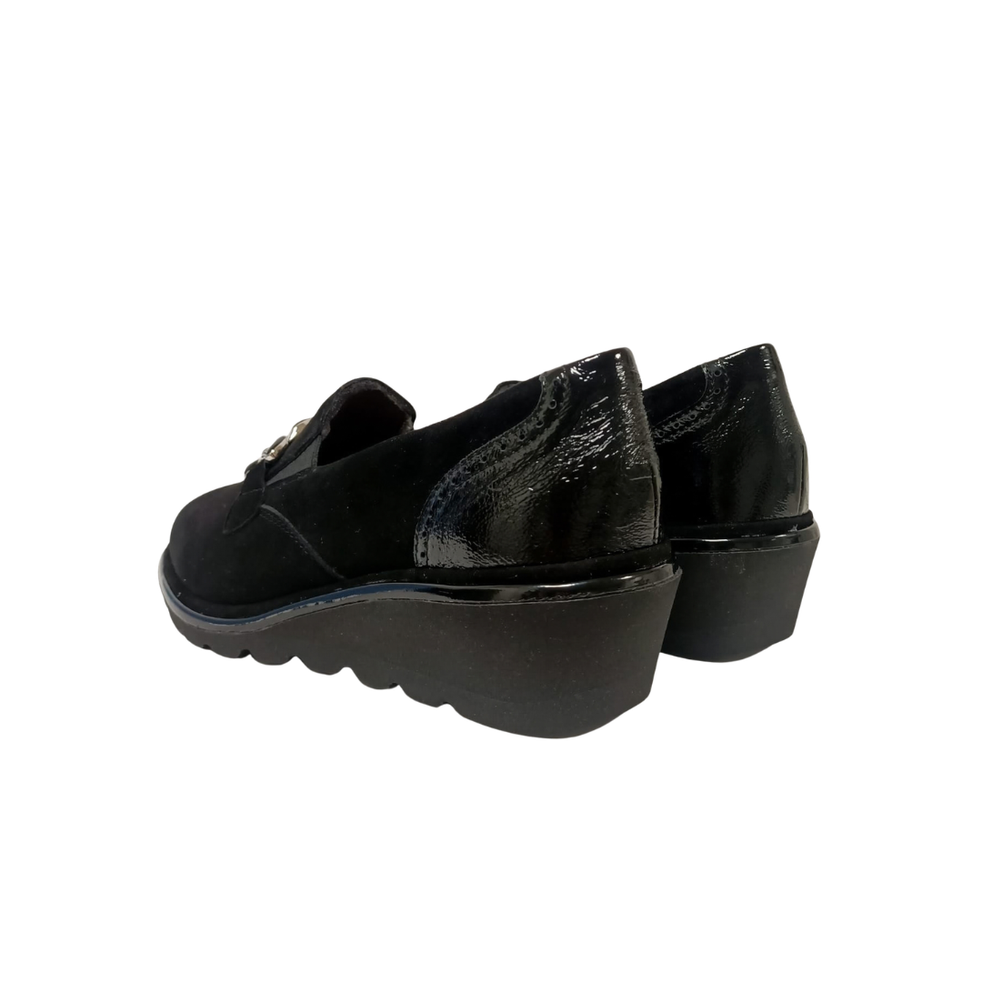 Slip-On Nero in Pelle Scamosciata ZIVIANI