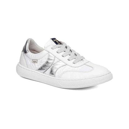 Sneaker Bianca in pelle e tessuto CALLAGHAN