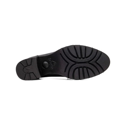 Mocassino Nero con tacco CALLAGHAN