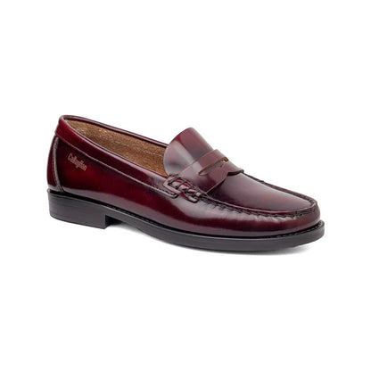 Mocassino in pelle bordeaux CALLAGHAN