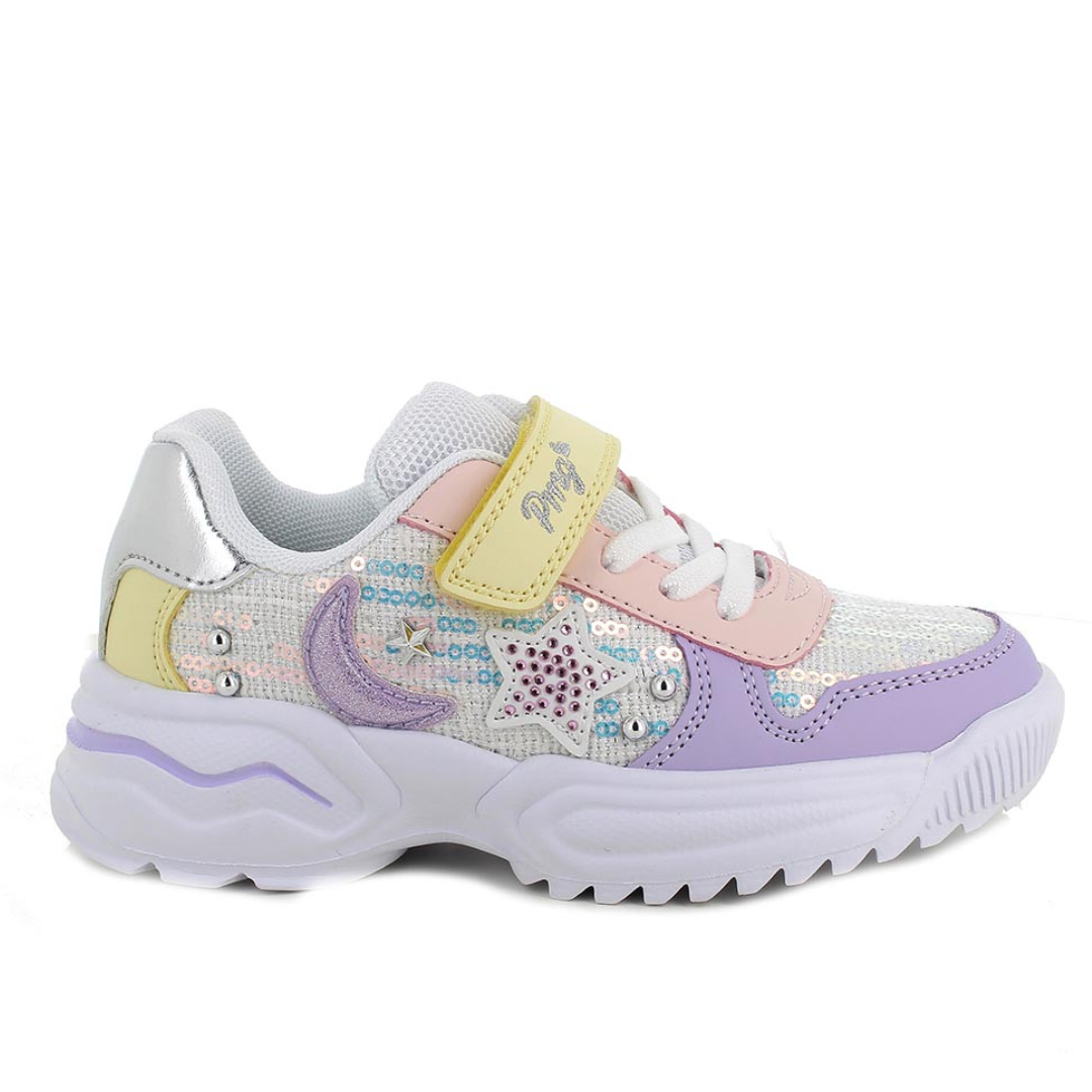 Sneakers da bambina bianco/lilla PRIMIGI