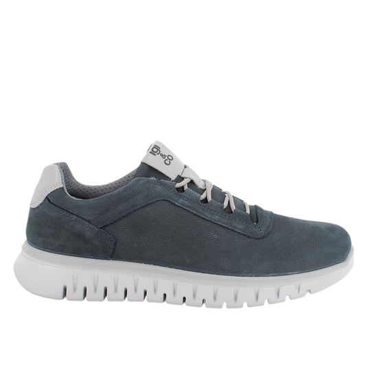 Sneakers Uomo in Nabuk Blu IGI&CO