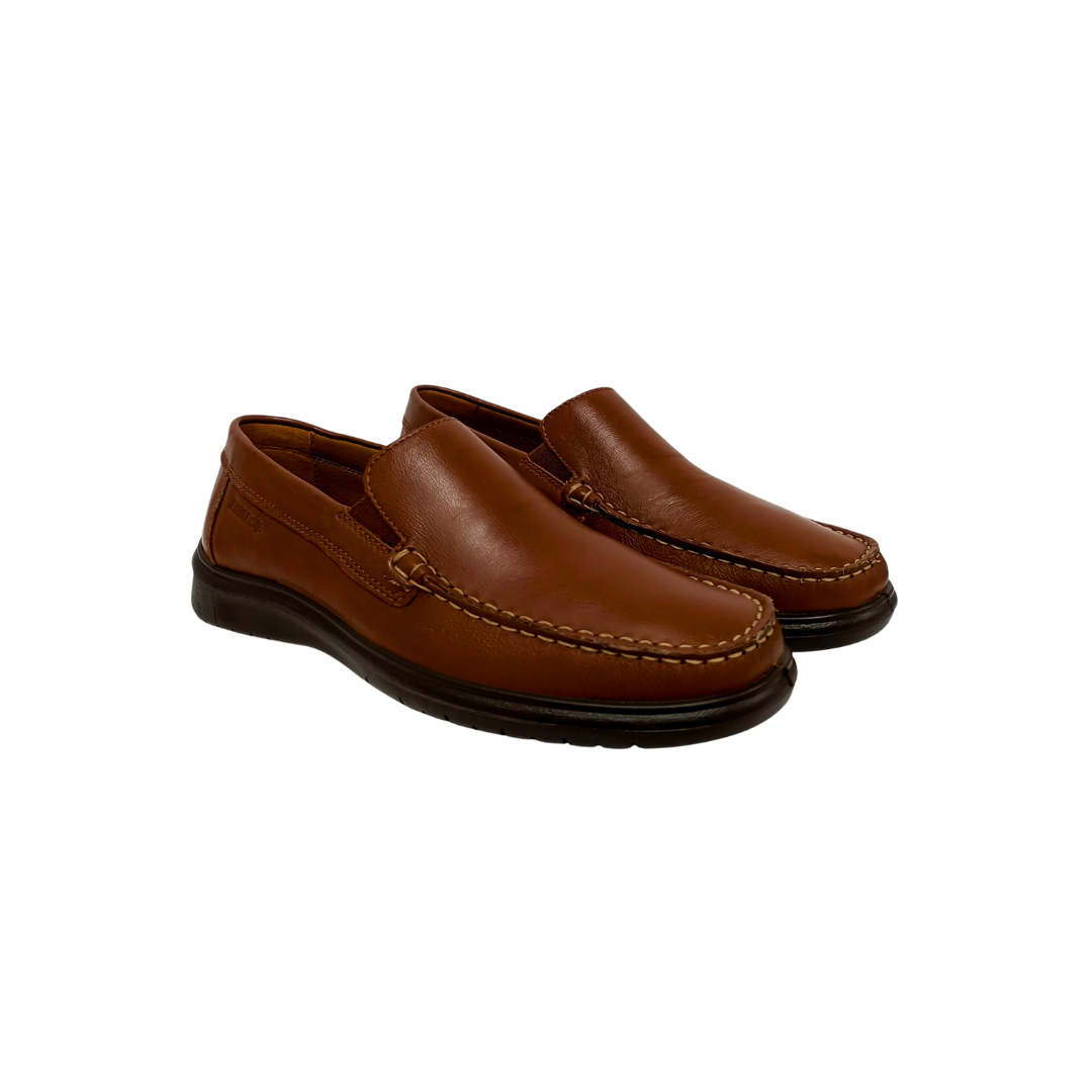 Mocassino uomo Cuoio in pelle ENVAL SOFT