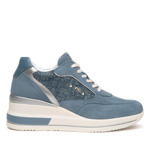 Sneakers Avio con zeppa NeroGiardini