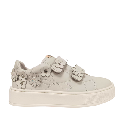 Sneakers Bianco in pelle Bambina BALDUCCI
