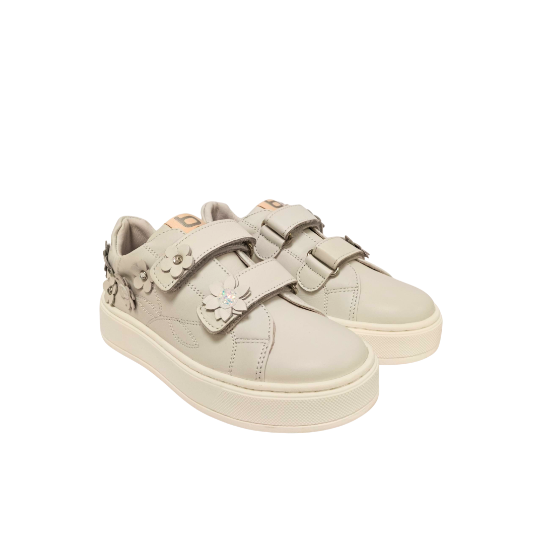 Sneakers Bianco in pelle Bambina BALDUCCI