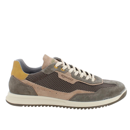 Sneakers uomo militare/taupe IGI&CO