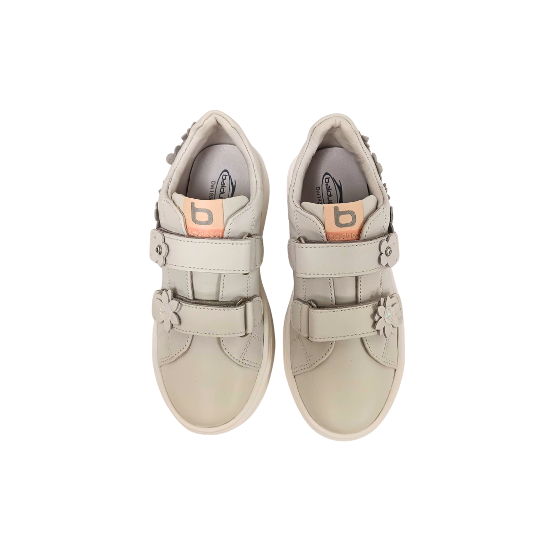 Sneakers Bianco in pelle Bambina BALDUCCI