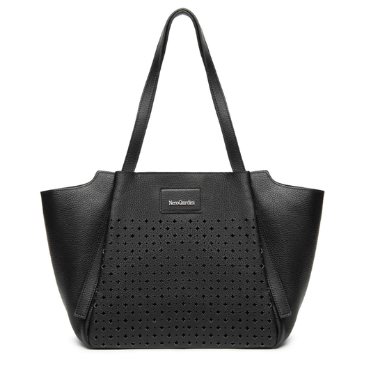 Borsa a spalla Nero in pelle NeroGiardini