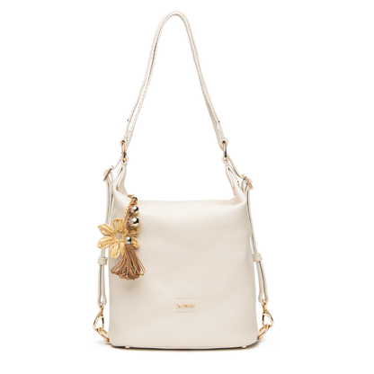 Borsa-Zaino Panna in pelle NeroGiardini