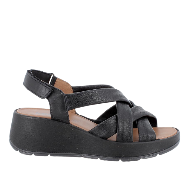 Sandali Nero con zeppa IGI&CO