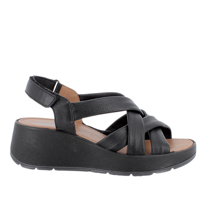 Sandali Nero con zeppa IGI&CO