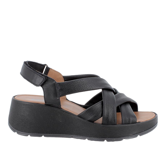 Sandali Nero con zeppa IGI&CO