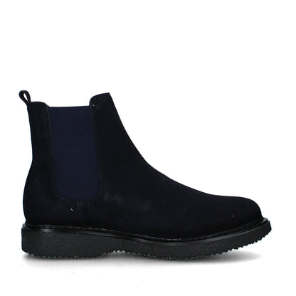 Stivaletti uomo in camoscio blu CALLAGHAN